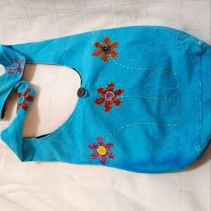 Cotton Bag Boho Crossbody Washable Hippie Bag